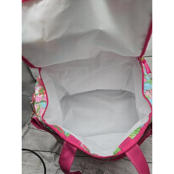 NEW Lilly Pulitzer Insulated Cooler Bag In Big Flirt - Picture 10 of 13